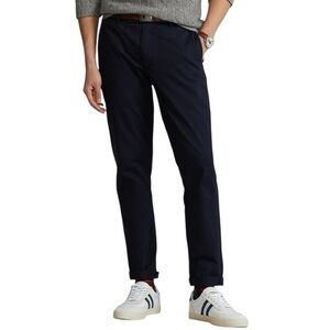 Polo Ralph Lauren 34 x 32 Aviator Navy Blue Stretch Slim Fit Stretch Chino Pants